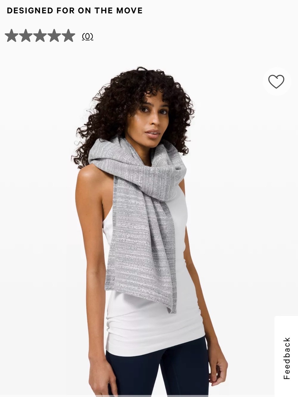 lululemon Vinyasa scarf in teal